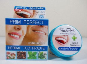 Отбеливающая Травяная зубная паста Prim Perfect