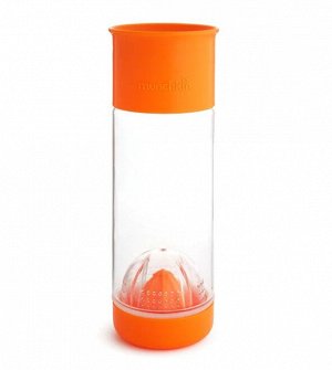Munchkin - Бутылка 360° для фруктовой воды с инфузером 591мл. Оранжевый