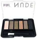 КК Тени KiKi SHADOW NUDE №901какао, шоколад,серый хаки, бронза, золотисто-коричневый, асфальт