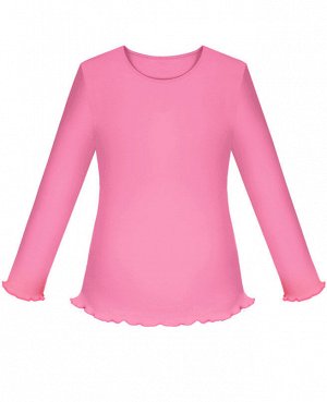 Школьная розовая блузка для девочки 77823-ДШ19