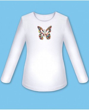 Белая блузка для девочки 8286-ДО18