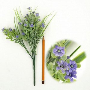 Букет с мелкими цветами 26-28 см цвет фиолетовый