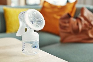 Philips Avent - Молокоотсос ручной с принадлежностями (бутылочка 125 мл, соска) серия Natural