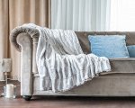 Плед из искусственного меха &quot;Zoo collection&quot; Серая норка 150х200