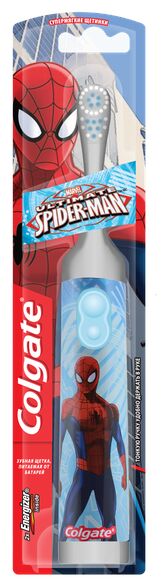 З.щетка COLGATE электрическая Супермягкие щетинки Barbie, Spiderman д/детей