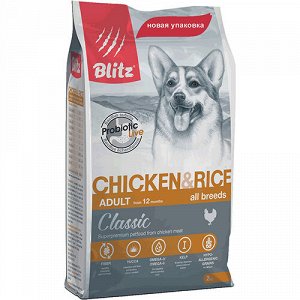 Blitz Adult д/соб Chicken&Rice Курица/Рис 2кг