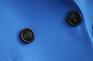 Двубортный пиджак,синий