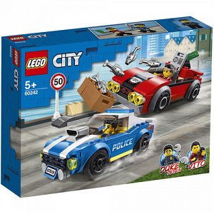 LEGO (Лего) Игрушка Город Арест на шоссе ,19*26*6 см