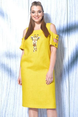 Платье MALI 419-028 желтый