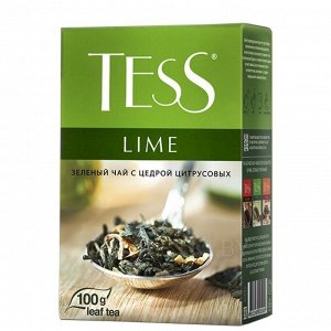 TESS Чай Тесс Lime green tea 100г 1/15, шт