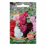 Семена цветов Мальва махровая,розовая, 0,1 г