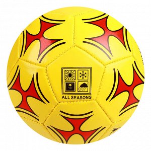 Мяч футбольный, размер 5, 32 панели, PVC, 2 подслоя, машинная сшивка, 260 г