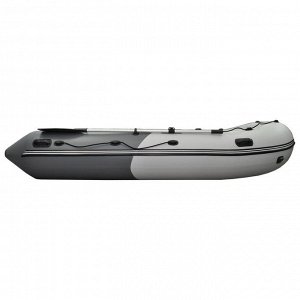 Лодка «Муссон 3200 СК Pro» слань+киль, цвет бело-серый