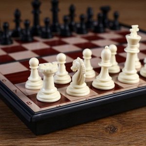 Шахматы "Классические", магнитная доска 24 х 24 см
