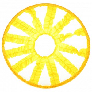 Кольцо препятствий эстафетное «Лучики», d 90 см, цвет жёлтый