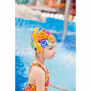 Шапочка для плавания «Подводный мир», детская, текстиль