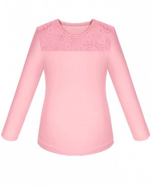 Розовая школьная блузка для девчоки 80263-ДНШ19