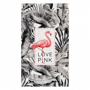 Полотенце «Этель» LOVE PINK, 40x73 см, 100% хлопок, саржа 190 г/м²