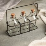 Набор для специй «Парфе», 170 мл, 18,5?6,5?12 см, 3 шт