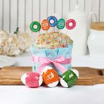 Пасхальный набор для украшения кулича «Пончики», 12 х 16 см