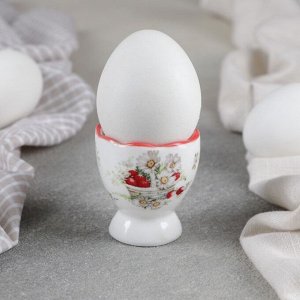 Подставка для яйца Доляна «Ромашки», 4,5?5 см