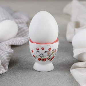 Подставка для яйца  «Снегири», 4,5?5 см