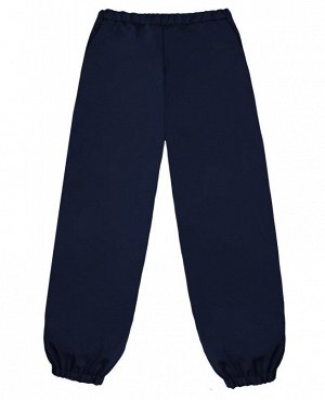 Теплые синие брюки для мальчика 75741-МО16
