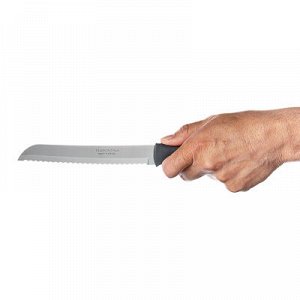 Tramontina Athus Нож для хлеба 18см, черная ручка 23082/007