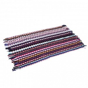 VETTA Коврик плетеный эконом, полиэстер, 35х55см, разноцветный
