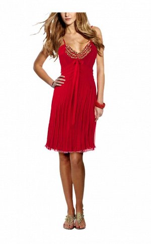 Вечернее платье, красное