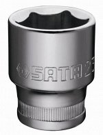 Головка торцевая 6-гр 1/2&quot; DR 11мм 913302 SATA