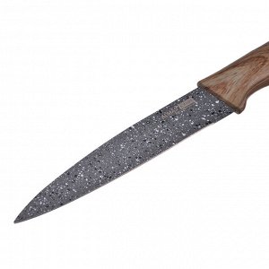SATOSHI Алмаз Нож кухонный универсальный 12,7см, нерж.сталь с антиналипающим покрытием
