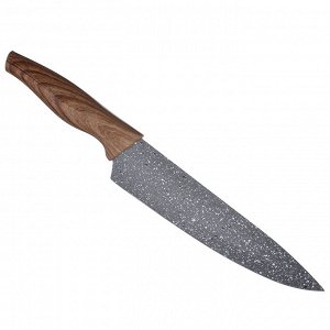 SATOSHI Алмаз Нож кухонный шеф 20см, нерж.сталь с антиналипающим покрытием