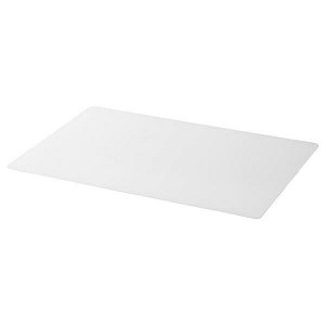 СКВАЛЛЬРА Подкладка на стол, белый, прозрачный, 60x80 см