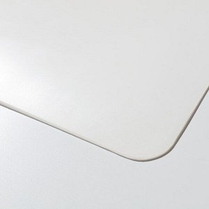 СКВАЛЛЬРА Подкладка на стол, белый, прозрачный, 60x80 см