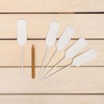 Ярлыки садовые для маркировки, 15 см, с карандашом, набор 20 шт., пластик