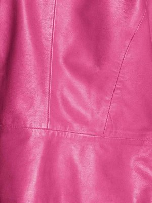 Кожаная куртка, розовая