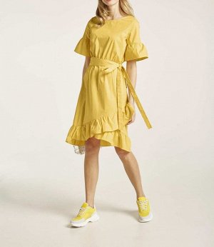 Платье, желтое