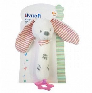 Uviton - Игрушка пищалка "Baby bunny"