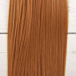 Волосы - тресс для кукол «Прямые» длина волос: 15 см, ширина:100 см, цвет № 27В