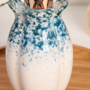 Дозатор для жидкого мыла Доляна «Афродита», 300 мл, цвет синий
