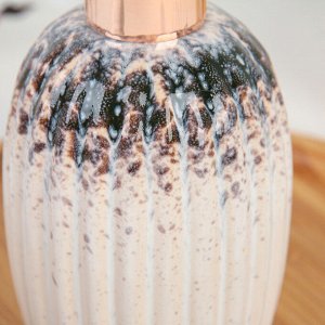Дозатор для жидкого мыла «Карма», цвет серый