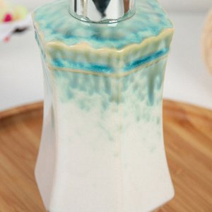 Дозатор для жидкого мыла «Эльза», цвет бирюзовый