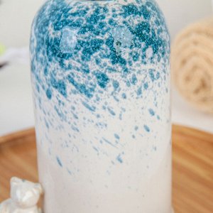 Дозатор для жидкого мыла «Мишутка», цвет голубой