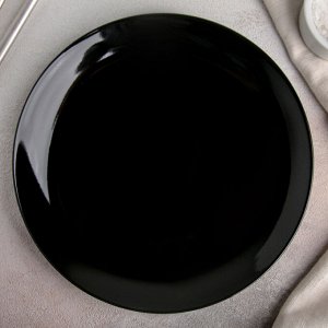 Тарелка 21 см "Чёрная"