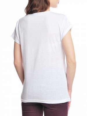 37662-2-3 футболка женская, белая