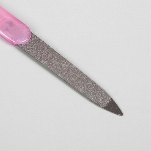Пилка металлическая для ногтей, 9 см, цвет МИКС