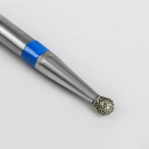 Фреза алмазная для маникюра «Шар», средняя зернистость, 2,9 мм