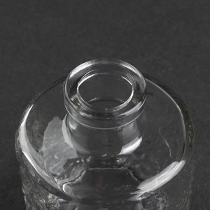 Бутылка для аромамасел/декора стекло "Узорная" прозрачная 120 мл 8,6х5,8х5,8 см