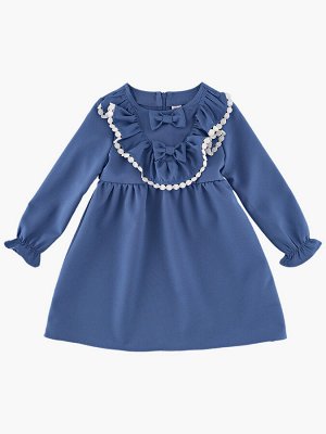 Платье (98-116см) UD 7018(1)серо синий